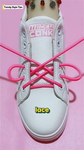Transform your shoes in seconds with this quick lacing hack! 👟✨ #ShoelaceHacks #SneakerHead