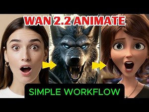 Copy Any Action with WAN2.2 Animate | Simple ComfyUI Workflow Tutorial