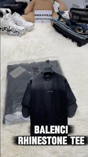 Shine Check from Ninjahype 🤩 This Black Rhinestone Tee Hits Different at Night 🌌 #fashion #ootd