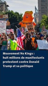 Mouvement No Kings : huit millions de personnes protestent contre Donald Trump