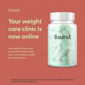 Found's weight care program is backed by science, powered by medicine and personalized for you. Our board-certified medical professionals work with your unique biology to decide if prescription medication is right for you. Visit our Found Pillar Spotlight to learn more about Phentermine, one of the medications that may be prescribed as part of the Found Weight Care program. | Found