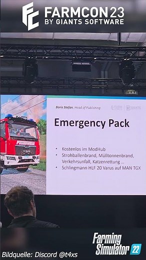 Ein offizielles LS22 Feuerwehr Pack von GIANTS?! #shorts