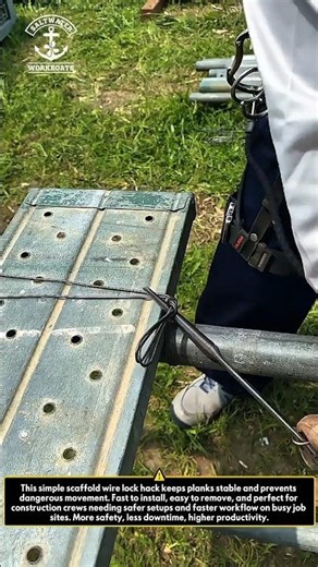 Scaffolders Love This #ConstructionHacks #ToolTok #USAJobs