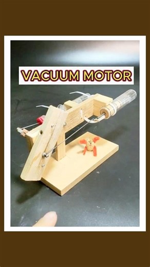 Amazing DIY Vacuum Motor | Simple Science Project That Really Works! ⚙️