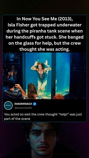 Isla Fisher Got Stuck Underwater During Piranha Scene | Now You See Me (2013)