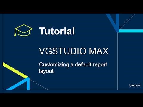 Customizing a default report layout 2026 1 en