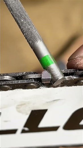 How to sharpen chain with file #sharpening #chain #sharpen #file #shorts