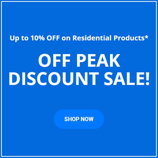 Off-Peak Discount Sale – Up to 10% Off Residential Shade Products | Shadeform