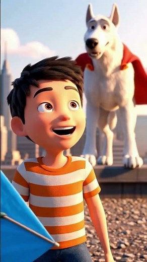 Superdog Saga Ep.2 – “Earthbound Hero” 🦴 | Krypto’s First Day on Earth (Emotional + Funny) #shorts