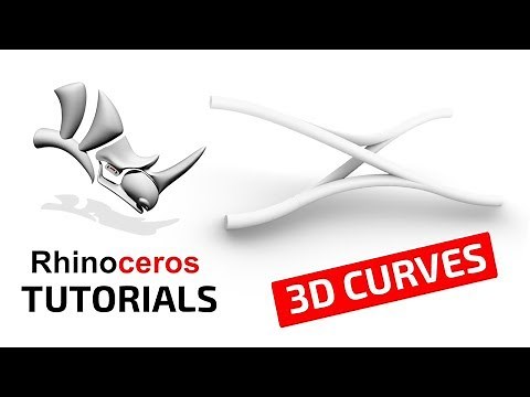 Rhino Modeling Tutorials: Modeling 3D networking curves