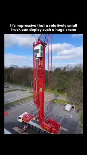 Insane Engineering: Massive Crane, Tiny Truck 🏗️