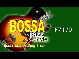 Bossa Jazz Guitar and Bass Backing Track 110 Bpm