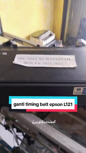 Epson L121 Timing Belt Replacement Service Guide
