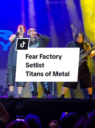 Setlist del festival Titans of Metal 2025 de Fear Factory