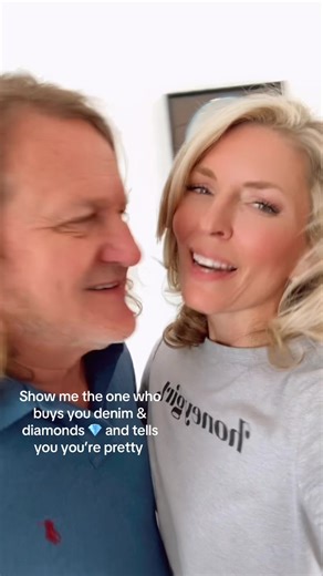 Show me the one who buys you denim & diamonds and tells you you’re pretty 💎 Denim & Diamonds streaming now! #fyp #love #husbandwife #diamonds #honeygirl