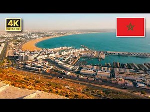 AGADIR 🇲🇦 Kasbah of Agadir Oufella and Cable Car | Panoramic Views 4K
