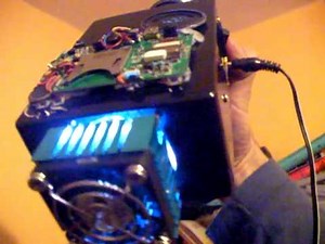 DIY homemade small LED projector