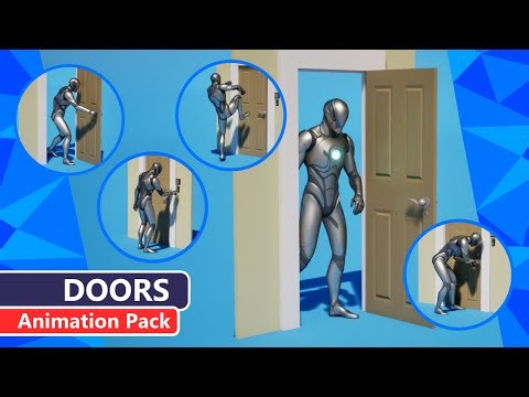 Animation Pack: Doors - Motion Capture Animation for Games