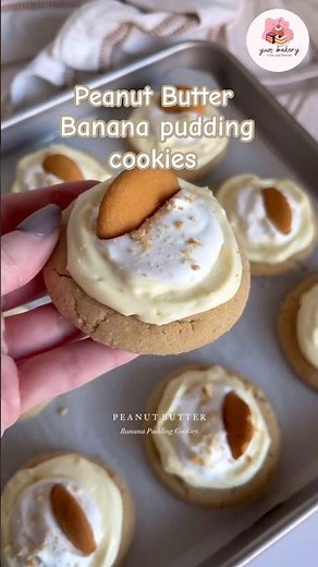 How to make Banana Pudding Cookies | How to make Peanut Butter Banana Cookies | Peanut Butter Cookie