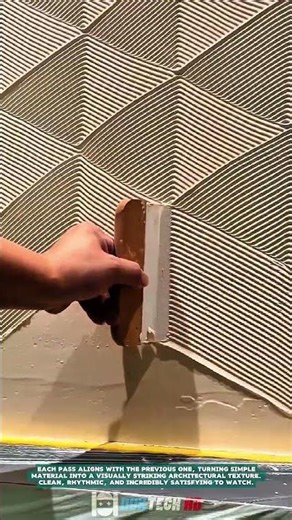 Creating Geometric Plaster Wall Patterns – Satisfying Jobs and Machinery in the World