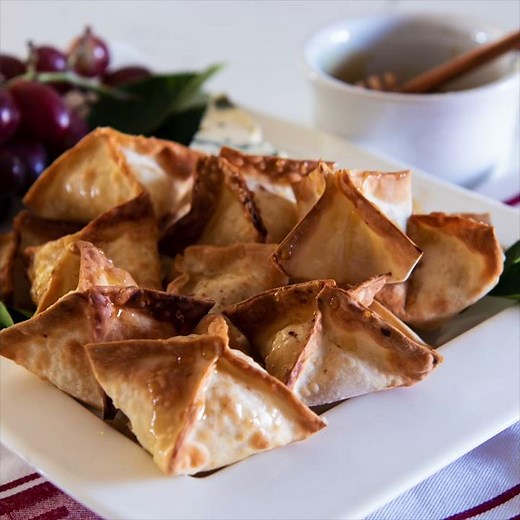 Air Fryer Goat Cheese and Fig Jam Wontons | CHEFS Catalog