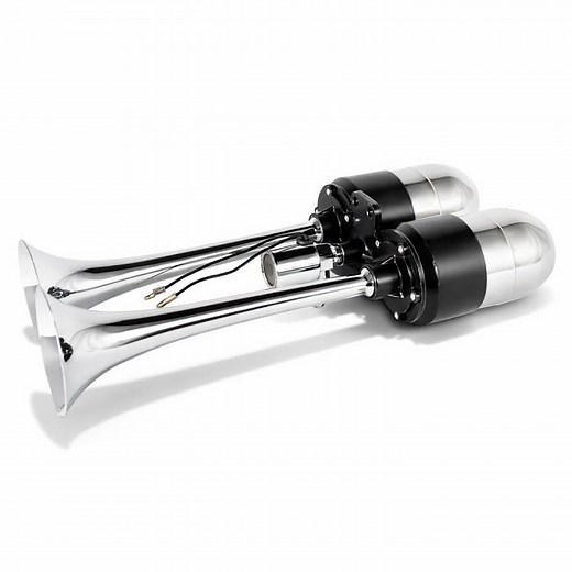 12V 24V 兼用 新幹線ホーン ツインチャンバー ヤンキーホーン エコーホーン トラック デコトラ 爆音 130dB クラクション 高音 ラッパ 汎用 カスタム