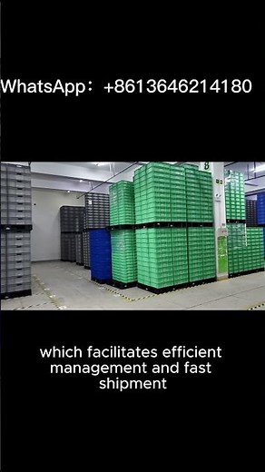 Large Collapsible Plastic Pallet Boxes For Warehouse & Logistics Use