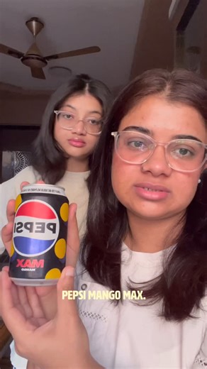 Table for Two Co. on Instagram: "We tried it so that you don’t have to 👀 Part 2 of our Pepsi Max Mango review. It’s refreshing, but the mango barely showed up! 🥭 [Pepsi Max Mango review, Honest drink review, New beverage launch, Mango flavoured drink, Soft drink review India, Viral drink review, New Pepsi flavour, Subtle mango taste, Beverage taste test, Trendy food reviews, Indian food reviewers, Honest brand review] #DrinkReview #HonestReview #TasteTest #FoodReels #indianfoodcreators"