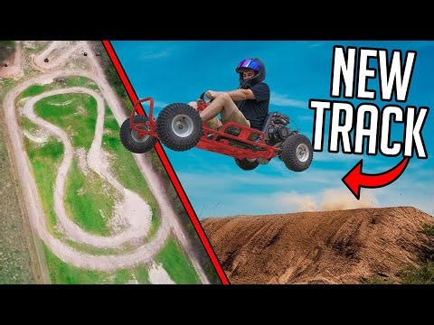 Building HUGE Backyard Go-Cart Tracks!