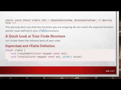 Resolving the initialization from incompatible pointer type Warning in C