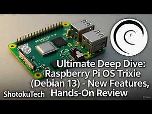 Ultimate Deep Dive: Raspberry Pi OS Trixie (Debian 13) - New Features, Hands-On Review