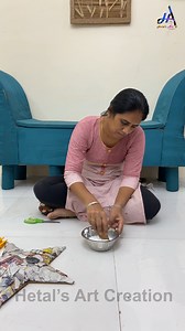 33K views · 110 reactions | Creative use of Savarni and News Paper to making Wall decor #walldecor #savarani #reuse | Hetal's Art - Creation | Facebook