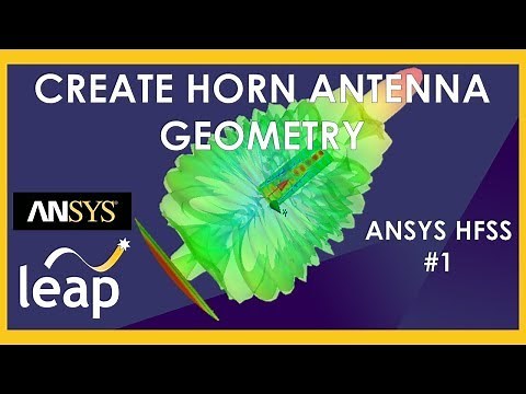 Create Horn Antenna Geometry|ANSYS HFSS #1
