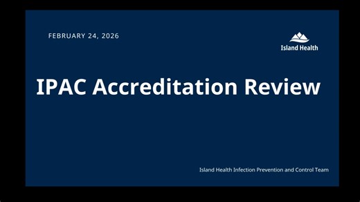 Accreditation Webinar - Infection Prevention and Control - February 24, 2026