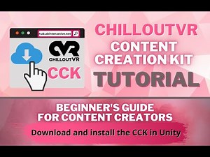 [ChilloutVR] download and install the Content Creation Kit (March 2021)