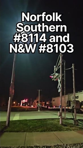 A NS Grain train with the Norfolk Southern and N&W Heritage Unit in Continental, Ohio #Shorts