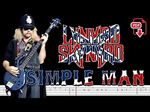 Lynyrd Skynyrd - Simple Man (🔴Bass Tabs | Notation)‪@ChamisBass‬#lynyrdskynyrdbass #chamisbass