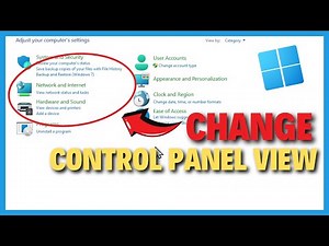 How to Change Control Panel View in Windows 10 or 11