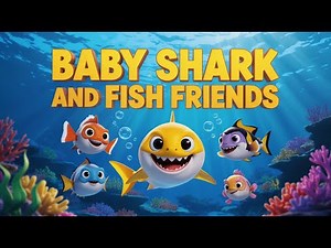 Deep Blue Sea Song for Kids | Cute Fish Rhyme About Ocean Friends and Happy Swimming