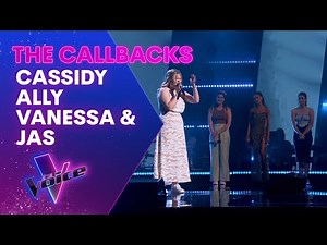 Cassidy, Ally, Vanessa & Jas Sing Justin Bieber Songs | The Callbacks | The Voice Australia