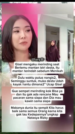 MERINDING ‼️Gisella Anastasia Ketemu Mantan Istri Desta 😳 Fakta Natasha Rizky Bikin Kaget.