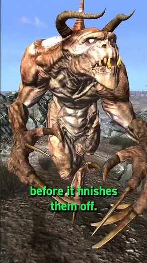 The Deathclaw Chase Random Encounter in Fallout 3