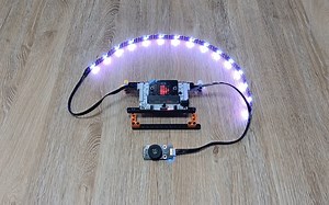 micro:bit RGB彩灯 MP3模块演示视频