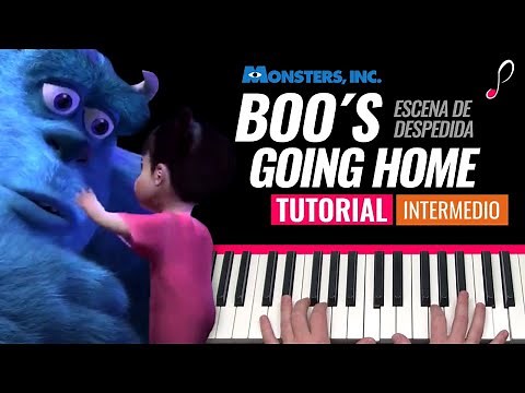 Como tocar "Boo´s going home"(Randy Newman - Monsters Inc.) - Piano tutorial y partitura