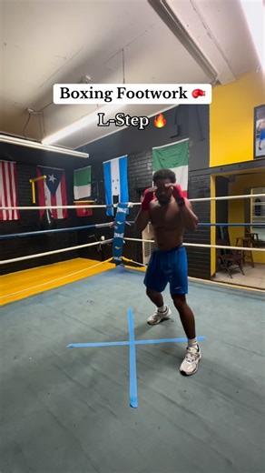 Dante | Personal Trainer | Stop moving straight back. The L-step keeps you balanced, dangerous, and ready to fire. Simple move, high-level control. #boxingtraining... | Instagram