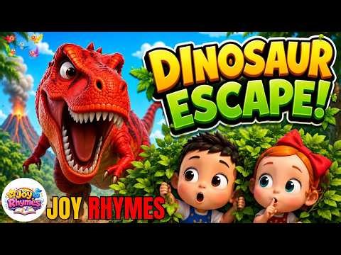 🦖 Dinosaur Escape Adventure Song | Kids Learning Dinosaurs | Preschool Education – SEO Description