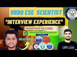 DRDO Scientist Interview Experience CSE || How to Crack DRDO Interview #gate #drdo #psu #gatecse