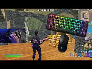 Razer Huntsman V3 Pro Mini (SNAP TAP) Fortnite Keyboard & Mouse Sounds Gameplay 4K