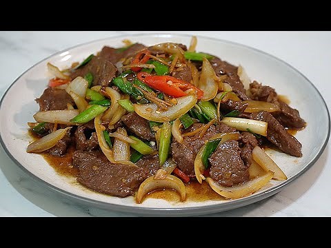BEEF and GINGER Spring Onion CLASSIC stir-fry