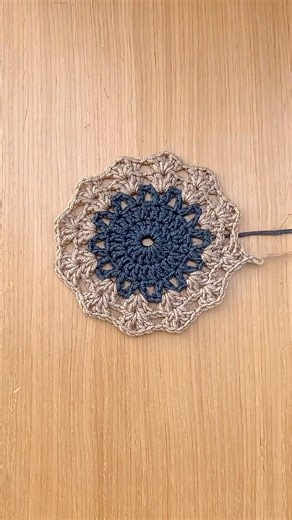 Beautiful handmade crochet seashell design #keşfet #crochet #amigurumi #seashell #diycrafts #coaster